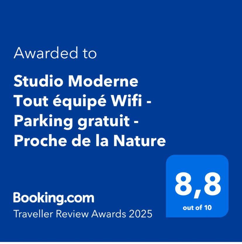 Studio Moderne Tout équipé Wifi - Parking gratuit - Proche de la Nature Wissembourg Extérieur photo